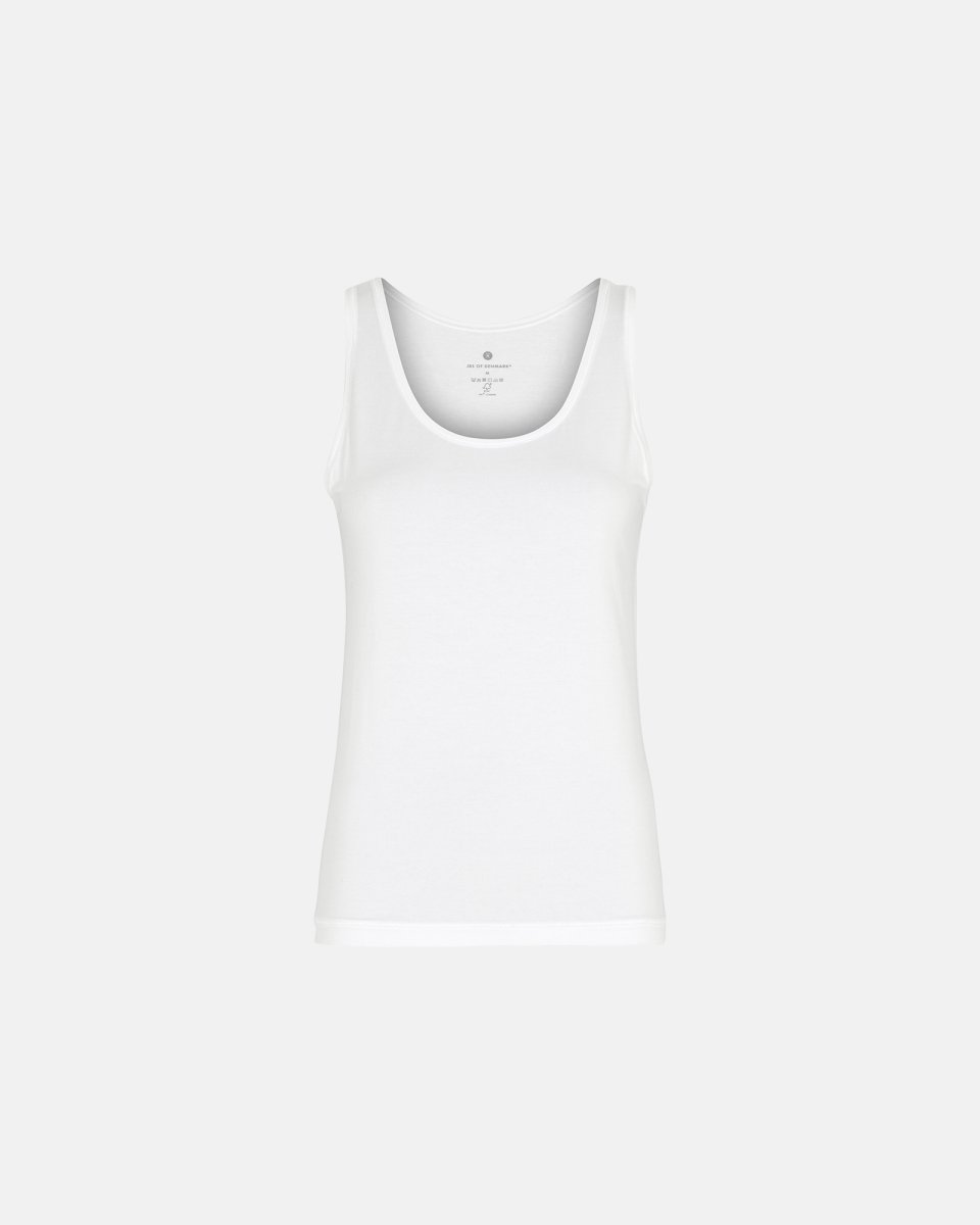 JBS of Denmark Women Tanktop | Bambusviskose | Hvid - S