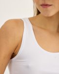 Tanktop, Bambusviskose, Hvid