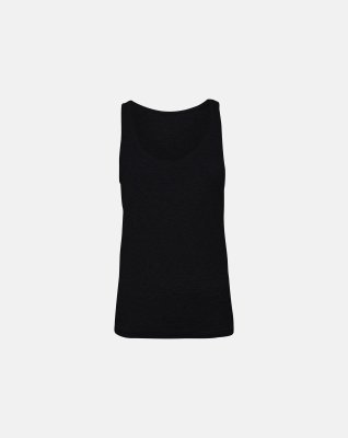 Tanktop, Bambusviskose, Sort