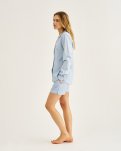 Pyjamasshorts | Bambusviskose | Blåstribet -JBS of Denmark Women