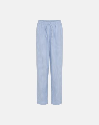 Pyjamasbukser, Bambusviskose, Blåstribet