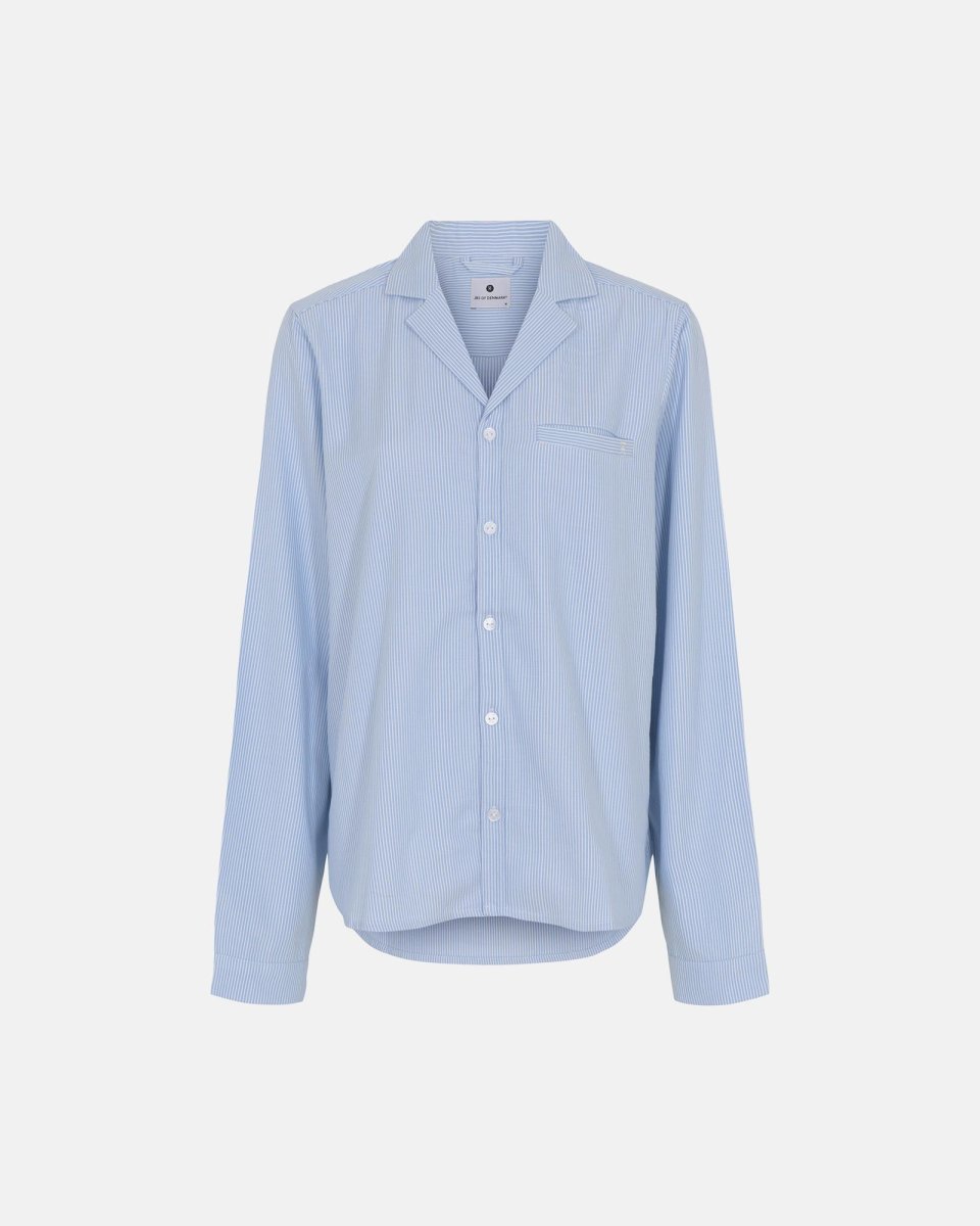 JBS of Denmark Women Pyjamasskjorte | Bambusviskose | Blåstribet - S