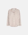 Pyjamasskjorte | 100% økologisk bomuld | Rosa ternet -JBS of Denmark Women