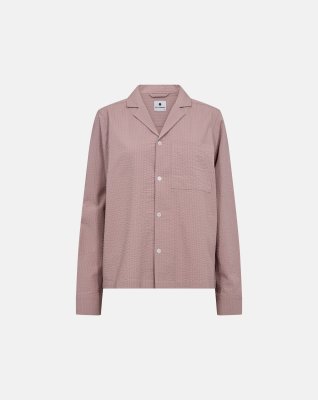 Pyjamasskjorte, Bambusviskose, Rosa