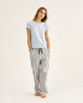 Pyjamasbukser | 100% økologisk bomuld | Navy stribet -JBS of Denmark Women