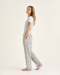 Pyjamasbukser | 100% økologisk bomuld | Navy stribet -JBS of Denmark Women