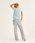 Pyjamasbukser | 100% økologisk bomuld | Navy stribet -JBS of Denmark Women