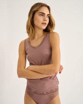Tanktop, Økologisk bambusviskose, Rosa