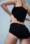 Stroptop, 100% uld, Sort