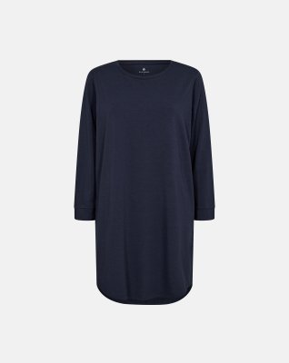 Big shirt m. lange ærmer | Bambusviskose | Navy -JBS of Denmark Women