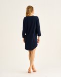 Big shirt m. lange ærmer | Bambusviskose | Navy -JBS of Denmark Women