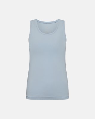 Tanktop, Bambusviskose, Lys blå