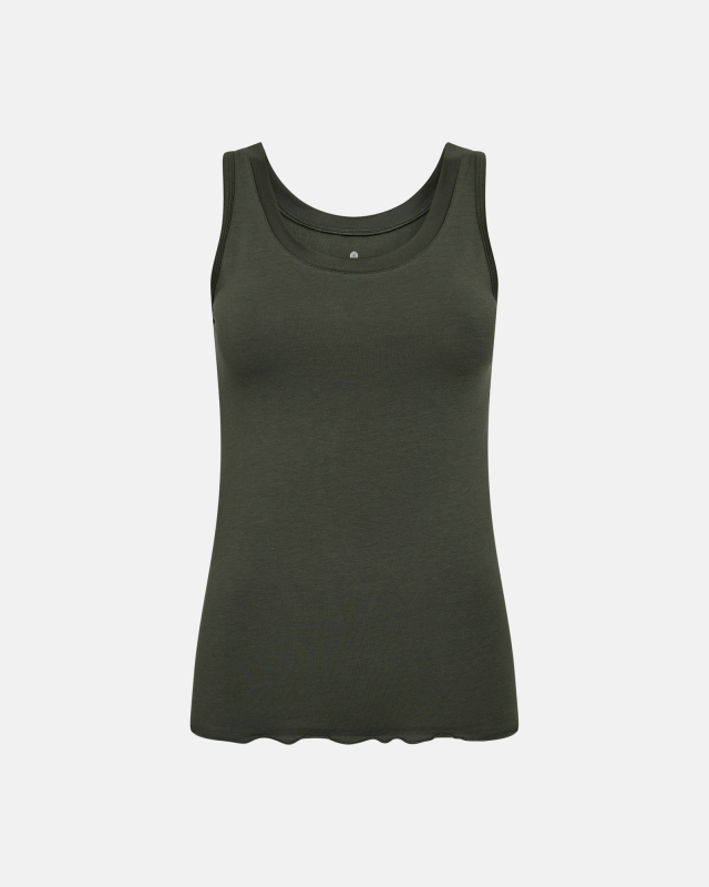 Tanktop | Økologisk bambusviskose | Grøn