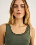 Tanktop | Økologisk bambusviskose | Grøn -JBS of Denmark Women
