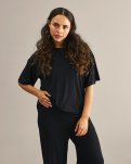 Oversized Tee | Bambusviskose | Sort -JBS of Denmark Women
