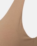 Tanktop m. support, Bambusviskose, Nude