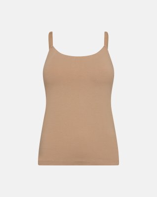 Stroptop m. support, Bambusviskose, Nude