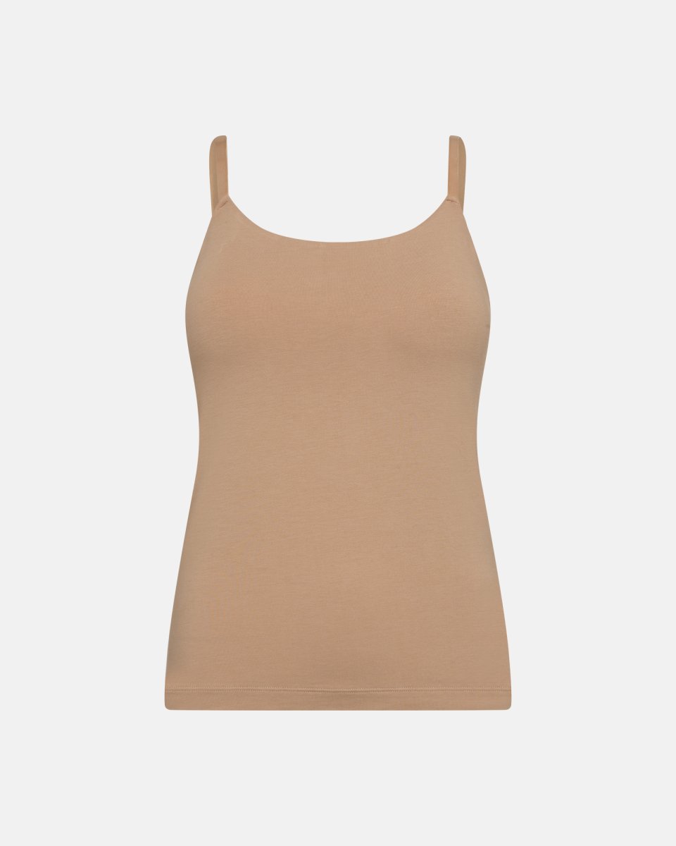 JBS of Denmark Women Stroptop m. support | Bambusviskose | Nude - S
