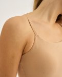 Stroptop m. support, Bambusviskose, Nude