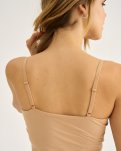 Stroptop m. support, Bambusviskose, Nude