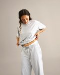 Bukser m. lige ben | Bambusviskose | Grå -JBS of Denmark Women