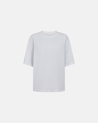 Oversized Tee | Bambusviskose | Hvid -JBS of Denmark Women