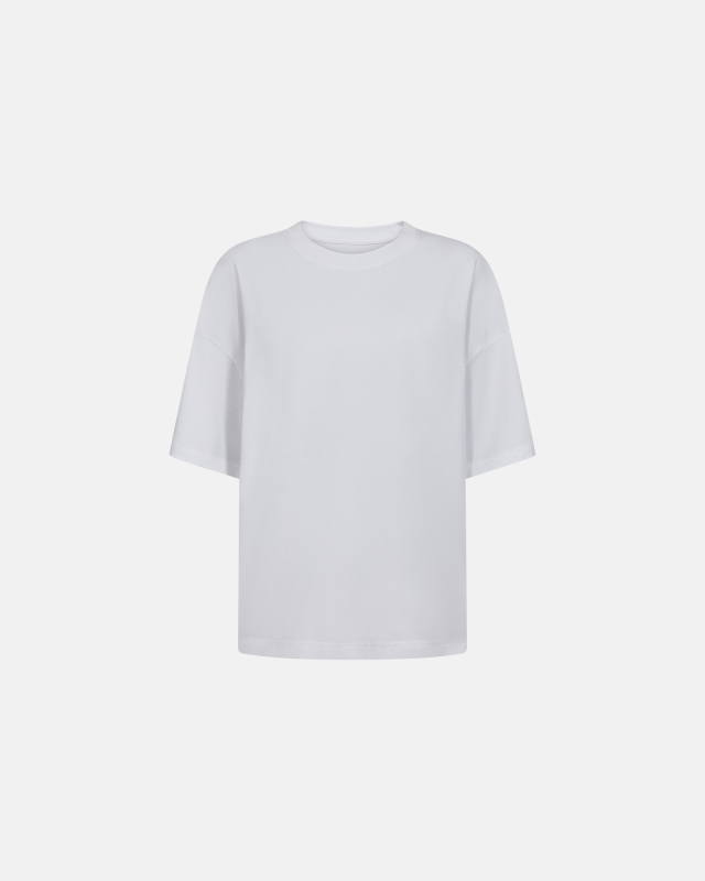 Oversized Tee | Bambusviskose | Hvid