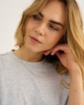 Oversized Tee, Bambusviskose, Grå