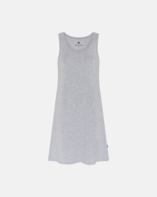 Kjole med brede stropper | Bambusviskose | Grå -JBS of Denmark Women