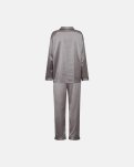 Pyjamas "satin", Polyester, Lys grå