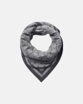 Halstørklæde "Triangle" | 100% uld | Lys grå -Hype the Detail