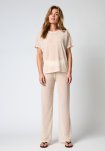 Oversize t-shirt "Blonde", Polyamid, Creme