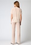 Oversize t-shirt "Blonde", Polyamid, Creme