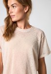 Oversize t-shirt "Blonde" | Polyamid | Creme -Hype the Detail
