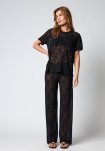 Oversize t-shirt "Blonde" | Polyamid | Sort -Hype the Detail