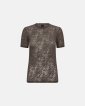 T-shirt "Blonde" | Polyamid | Brun - Hype the Detail