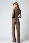 Bluse "Blonde" | Polyamid | Brun -Hype the Detail