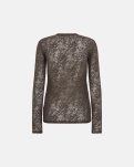 Bluse "Blonde" | Polyamid | Brun -Hype the Detail