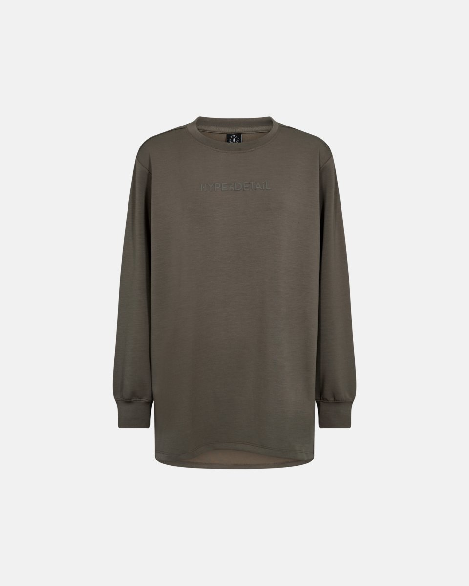 Hype the Detail Sweatshirt "Oversize" | Polyester | Brun - S/M