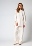 Sweatshirt "Oversize" | Polyester | Råhvid -Hype the Detail
