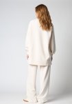 Sweatshirt "Oversize" | Polyester | Råhvid -Hype the Detail