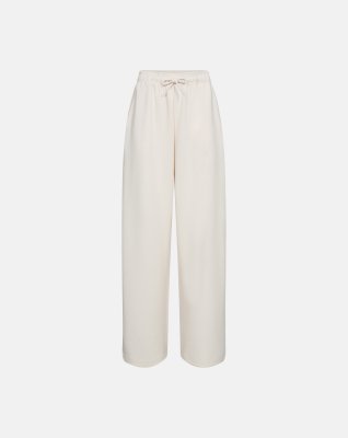 Sweatpants "Oversize", Polyester, Råhvid