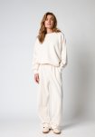 Sweatpants "Oversize", Polyester, Råhvid