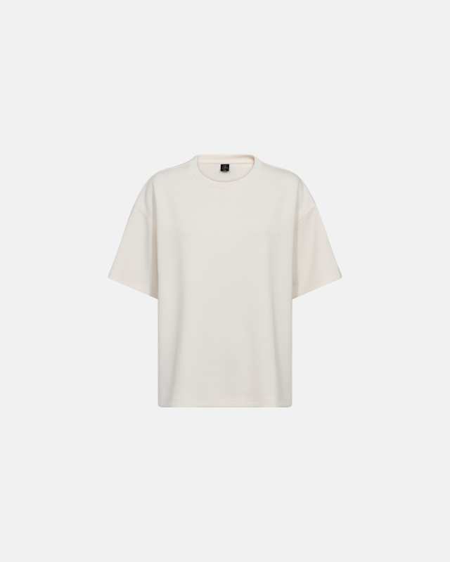 Sweat t-shirt "Oversize" | Polyester | Råhvid