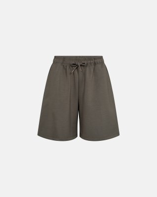 Sweatshorts "Oversize" | Polyester | Brun -Hype the Detail
