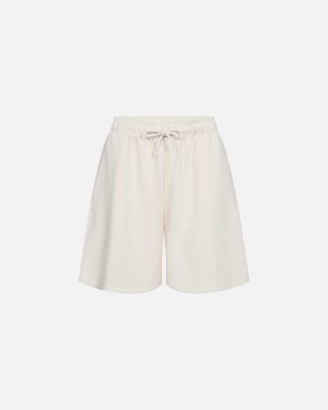 Sweatshorts "Oversize" | Polyester | Råhvid