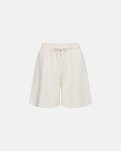 Sweatshorts "Oversize", Polyester, Råhvid