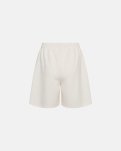 Sweatshorts "Oversize", Polyester, Råhvid
