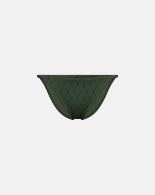 Bikiniunderdel "Tanga" | Polyamid | Grøn -Hype the Detail