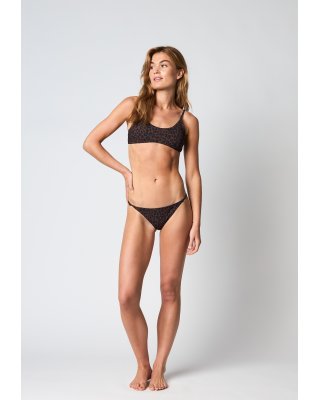 Bikiniunderdel "Tanga" | Polyamid | Sort -Hype the Detail